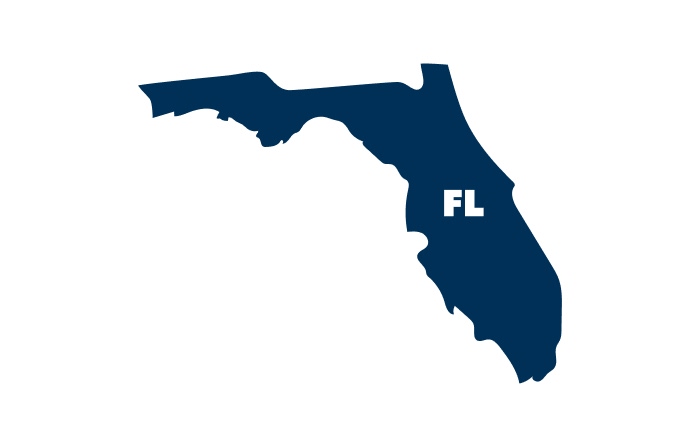 Map of Florida Outline